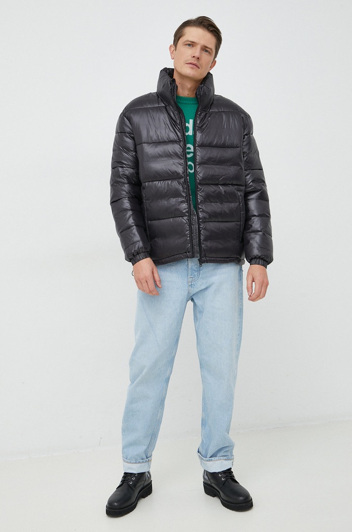 United Colors of Benetton sweter z domieszką wełny 1135K1031.911 zielony AW22