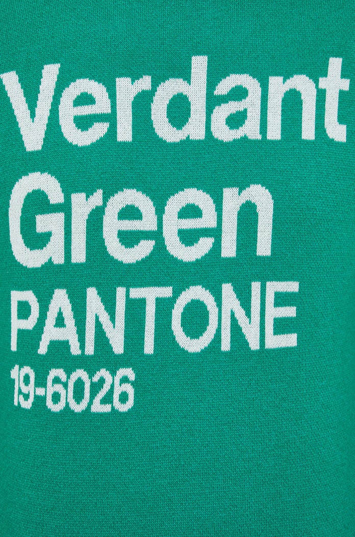 United Colors of Benetton sweter z domieszką wełny 1135K1031.911 zielony