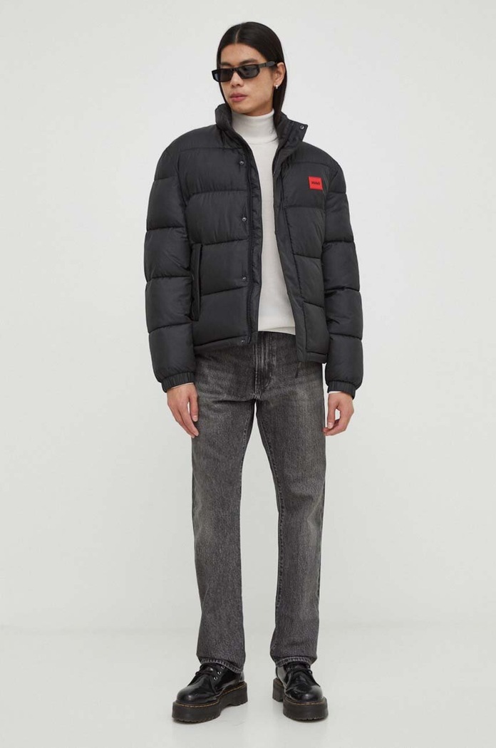 HUGO gyapjú pulóver 50474174 bézs AW25