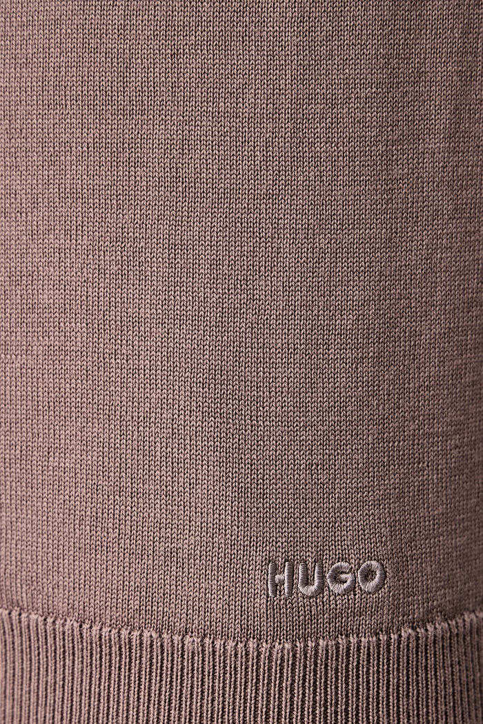 Kardigan męski wełniany San Jorge-M HUGO brązowy 50474193