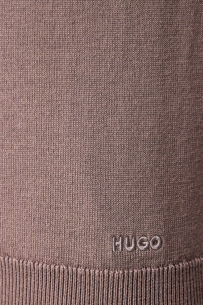Kardigan męski wełniany San Jorge-M HUGO brązowy 50474193
