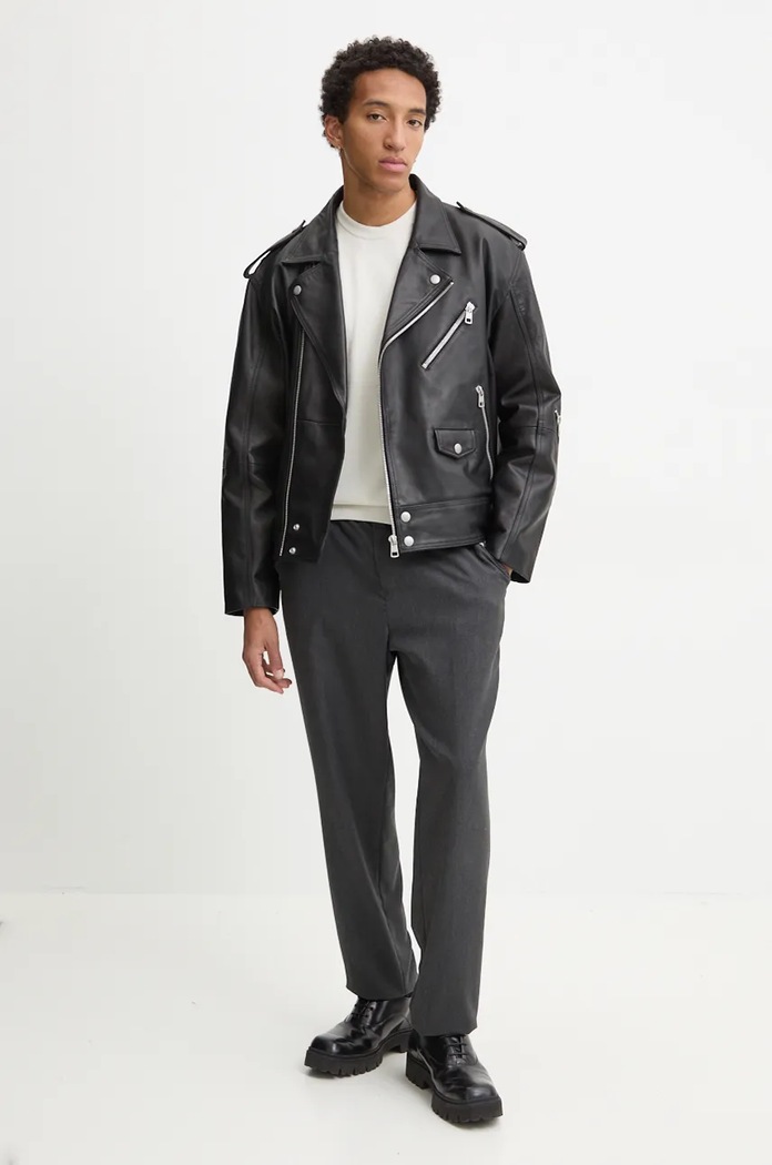 Хлопковый свитер HUGO San Cassius-C1 50475083 бежевый AW25
