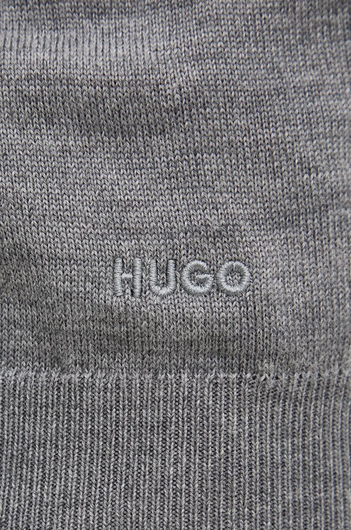 Шерстяной свитер HUGO San Cedric-M1 серый 50476832