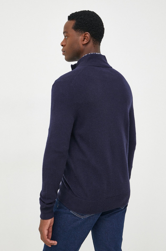 Odzież Polo Ralph Lauren Kardigan wełniany 710876719001 granatowy