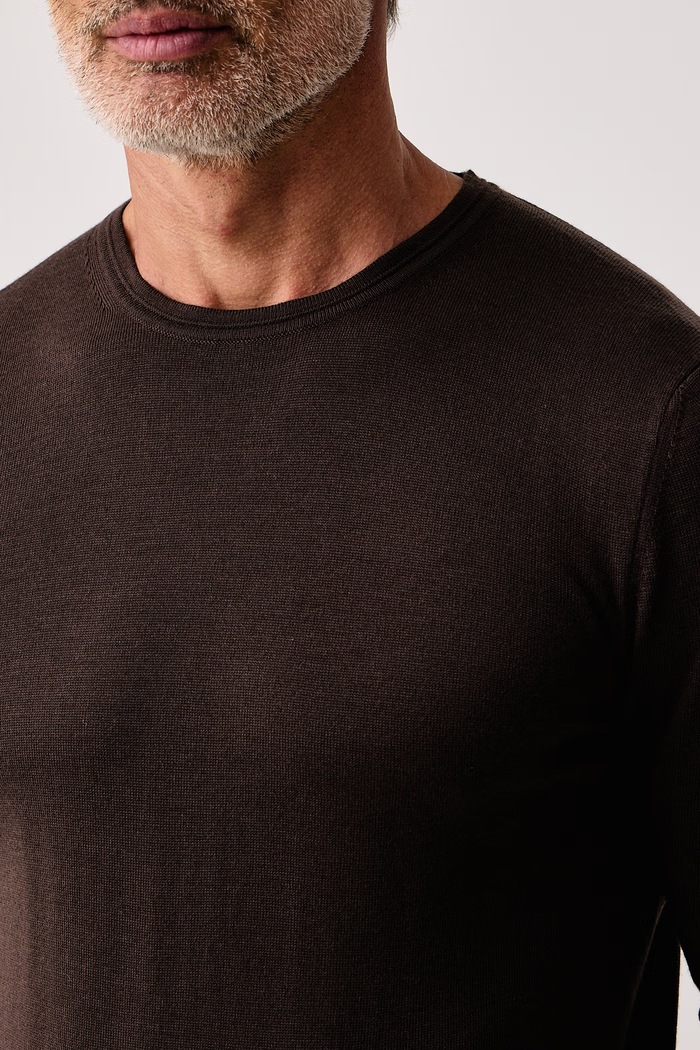Sweter męski wełniany Joop! 30032601 brązowy