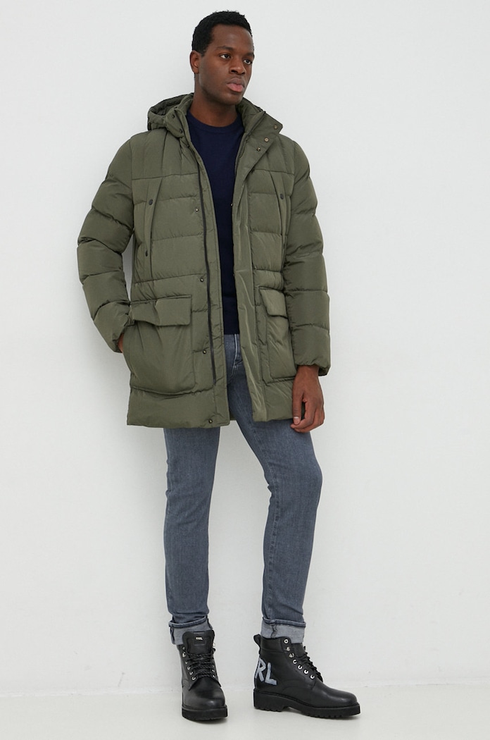 United Colors of Benetton sweter wełniany 1002U1G34.016 granatowy AA00