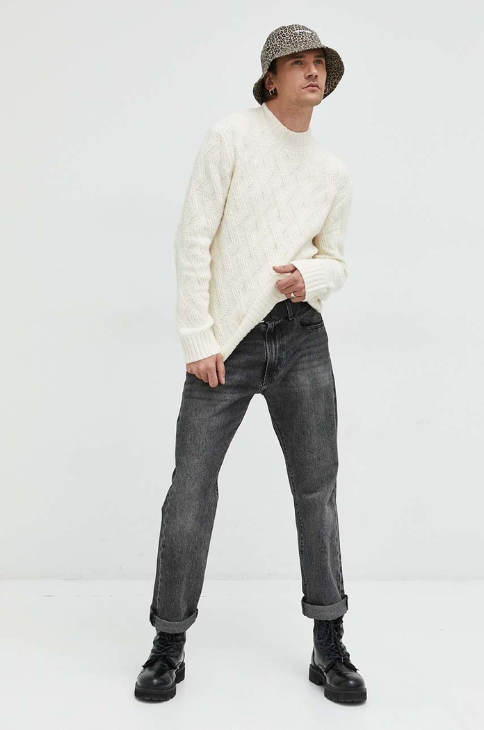 Πουλόβερ Abercrombie & Fitch άλλο λευκό KI120.1625.100