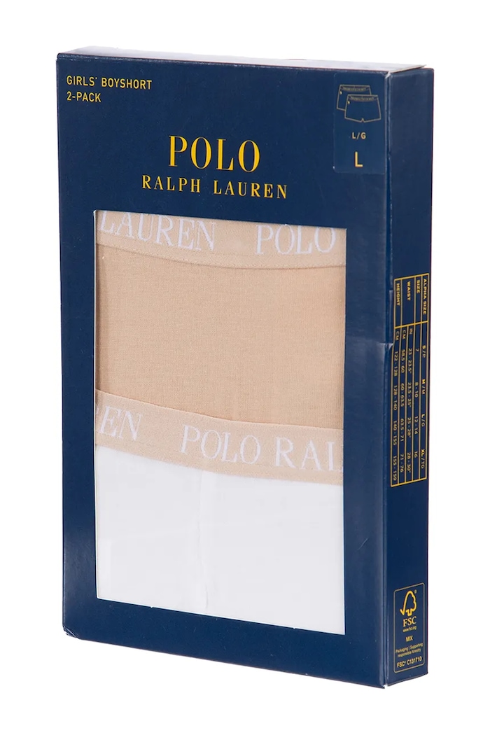 Fete Polo Ralph Lauren boxeri copii 2-pack 4P5018 portocaliu