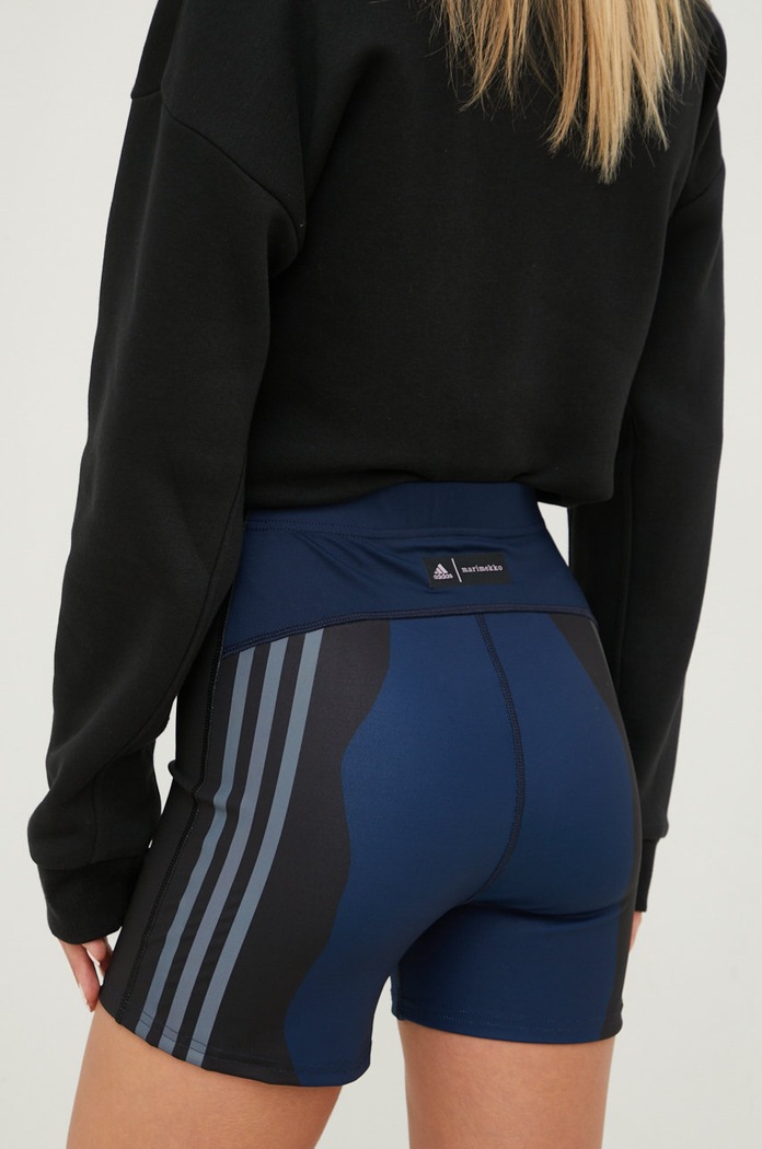 Odzież adidas Performance szorty do biegania Marimekko HH7318 granatowy
