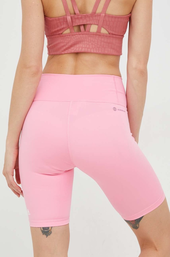 Odzież adidas Performance szorty treningowe Optime HM1179 różowy