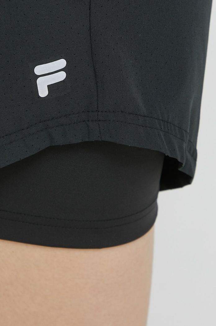 Fila szorty do biegania Racine czarny FAW0200