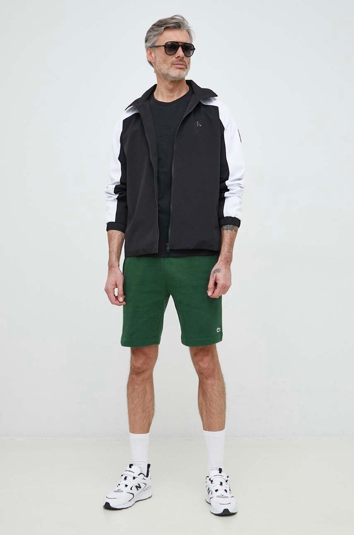 Lacoste Σορτς επίσημα ανδρικά με βαμβάκι GH9627 πράσινο SS26