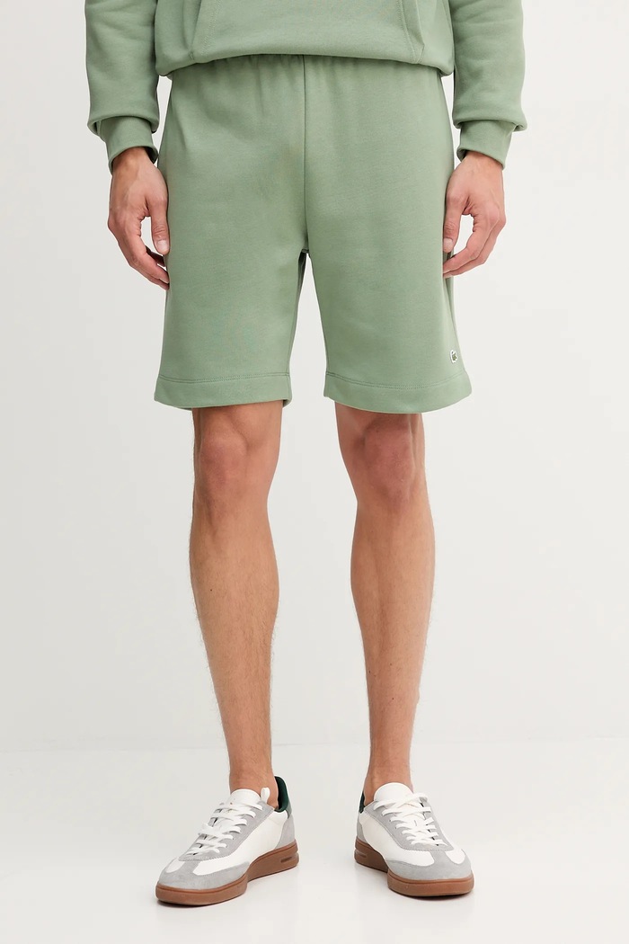 Lacoste Σορτς επίσημα με βαμβάκι Ανδρικά πράσινο GH9627