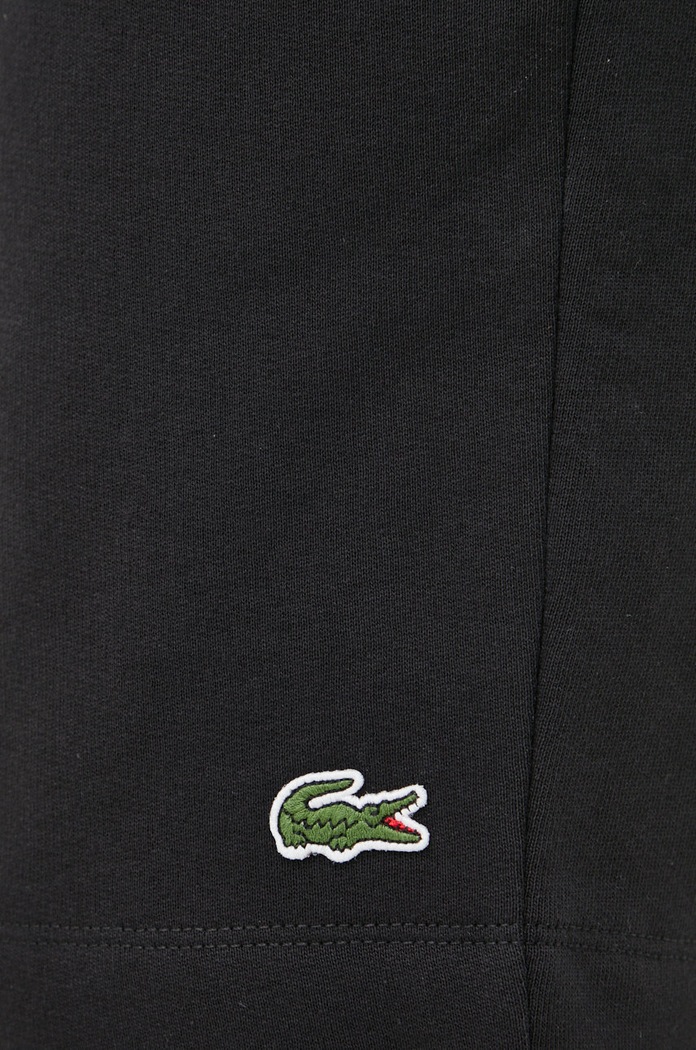 Lacoste szorty dresowe męskie z bawełną czarny GH9627
