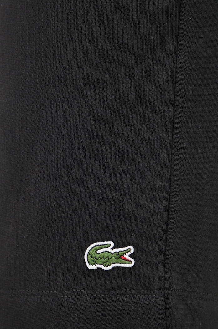 Lacoste szorty dresowe męskie z bawełną czarny GH9627