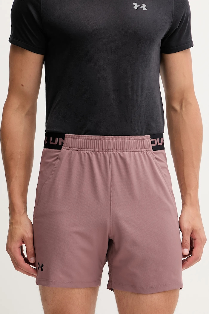 Under Armour pantaloni scurți sport bărbați Vanish Woven maro 1373718