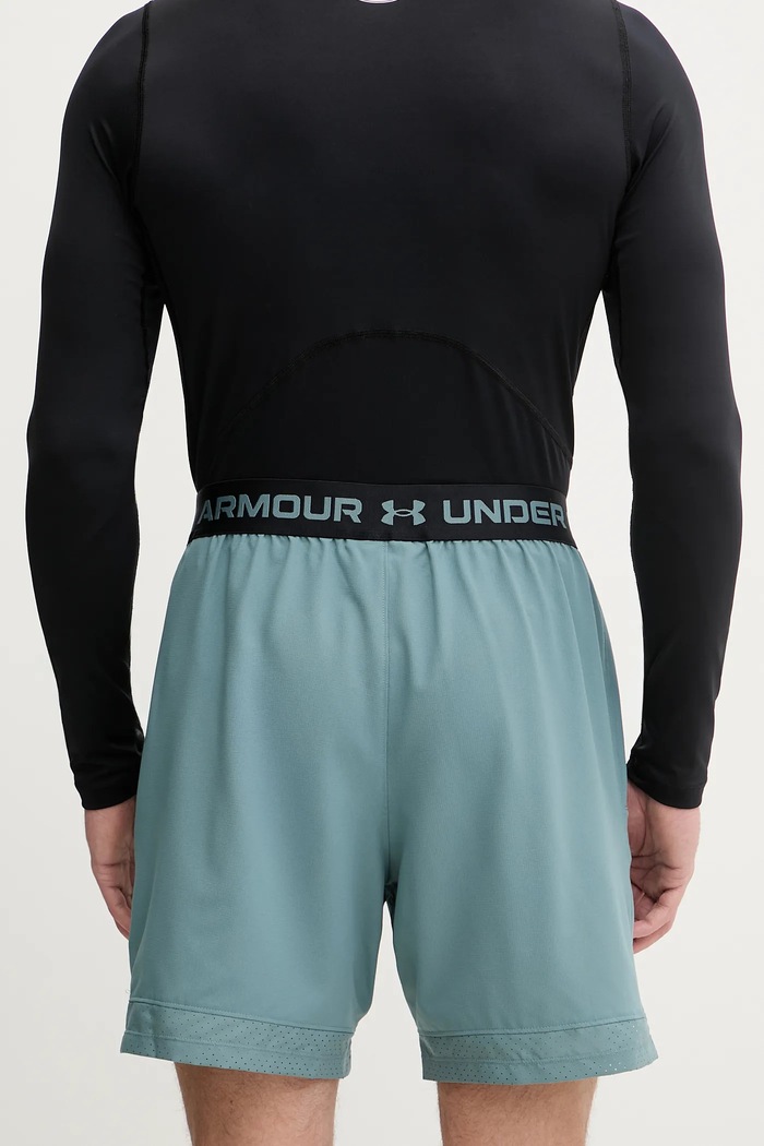 Oblečenie Under Armour športové šortky pánske Vanish Woven 1373718 zelená