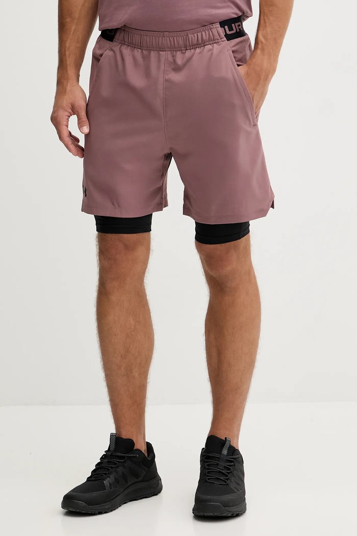 Tréningové šortky Under Armour Vanish s elastanom ružová 1373764