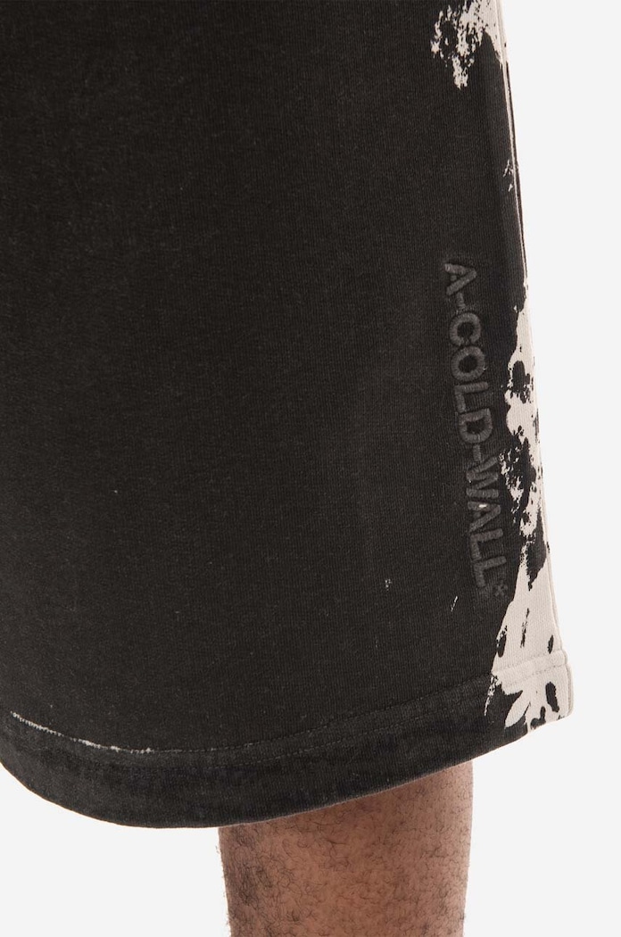 A-COLD-WALL* pantaloni scurți din bumbac Relaxed Studio Shorts negru ACWMB156