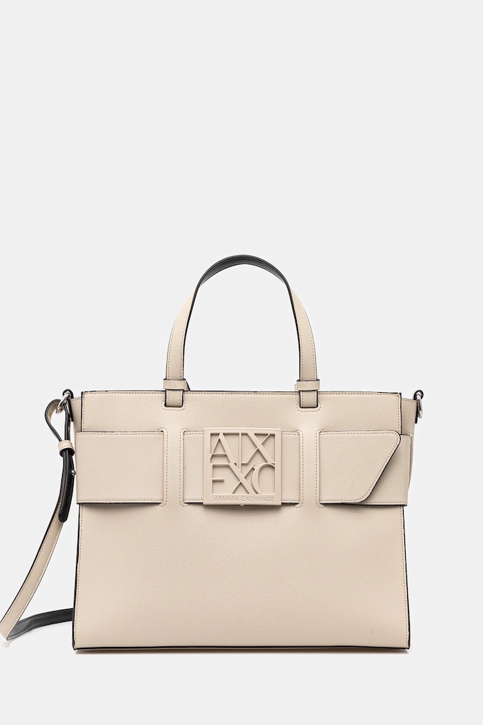 Armani Exchange geantă uni bej 942689.0A874