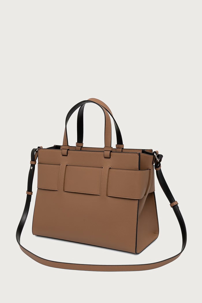 Akcesoria Armani Exchange torebka damska z imitacji skóry 942689.0A874 beżowy