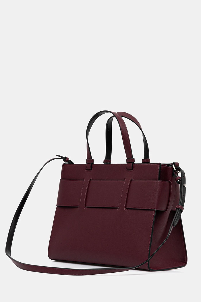 Accesorii Armani Exchange geantă pentru femei cu imitație de piele 942689.0A874 burgundia