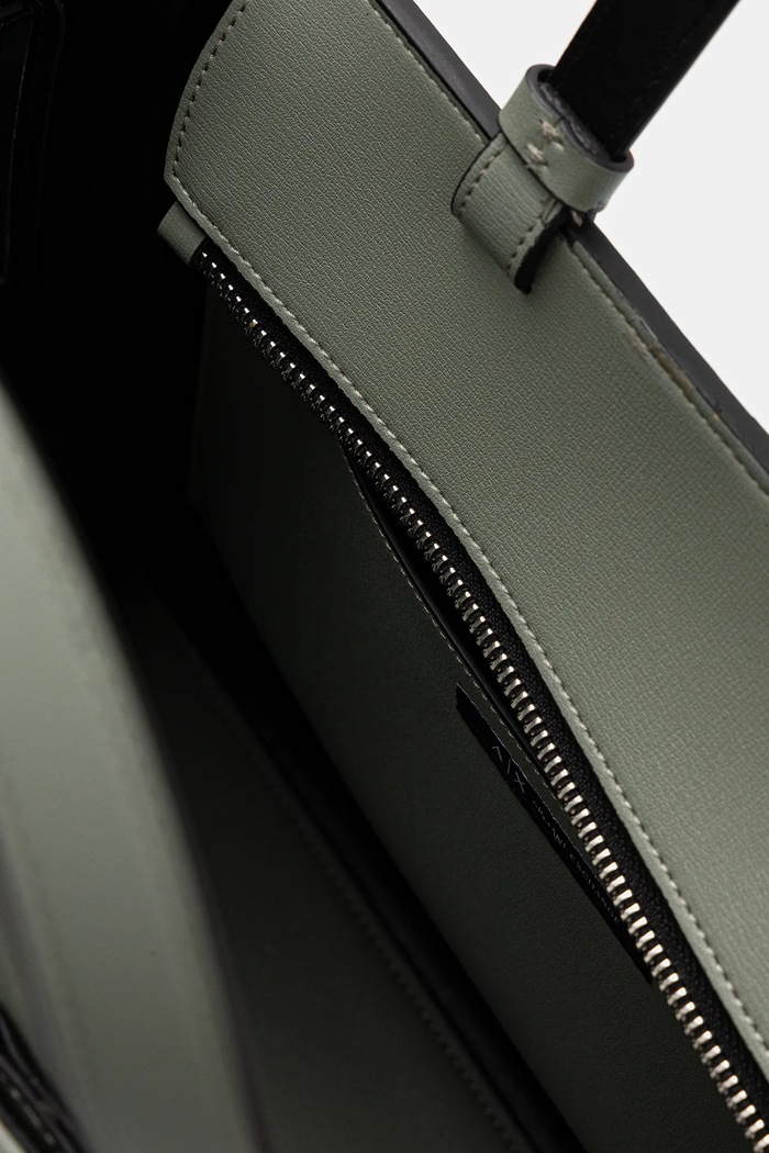 Geantă pentru femei cu imitație de piele Armani Exchange verde 942689.0A874