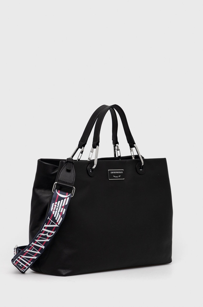 Kožená kabelka Emporio Armani Y3D165.Y478E.NOS čierna AA00