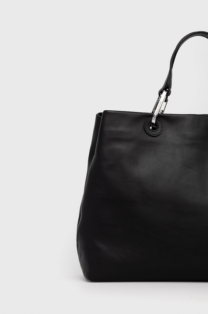 Doplnky Kožená kabelka Emporio Armani Y3D165.Y478E.NOS čierna