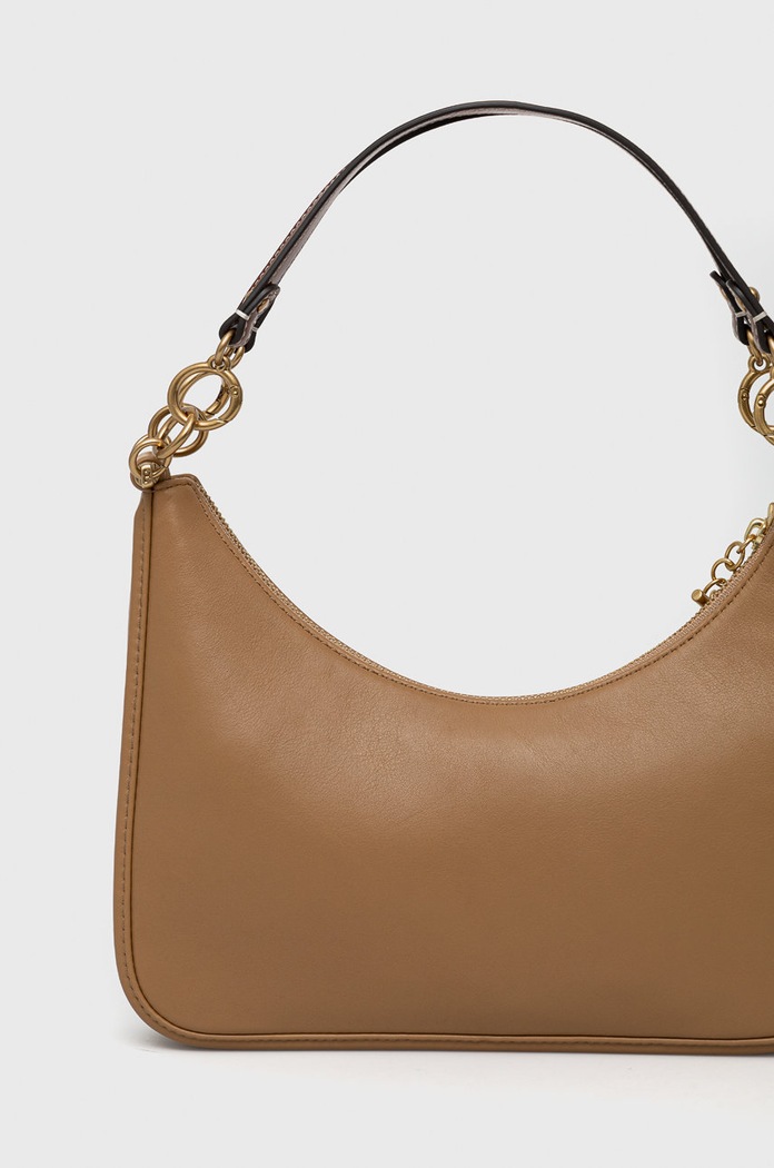 Doplňky Kožená kabelka Tory Burch 86849.227 hnědá