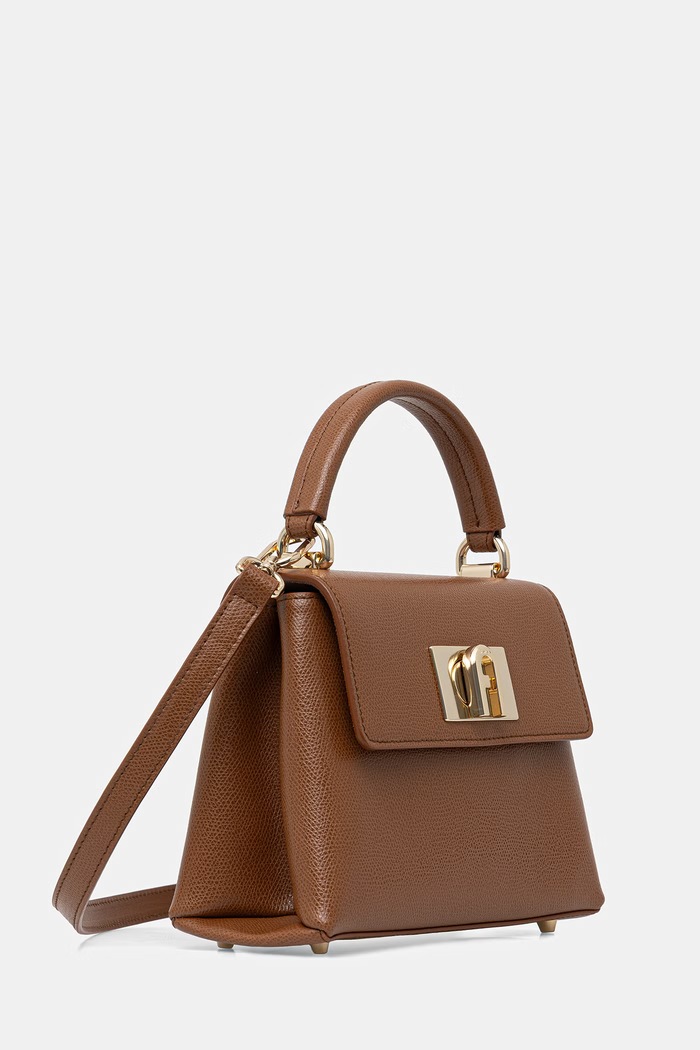 Furla torebka kuferek damska skórzana WB00109.ARE000.03B00 brązowy AW25