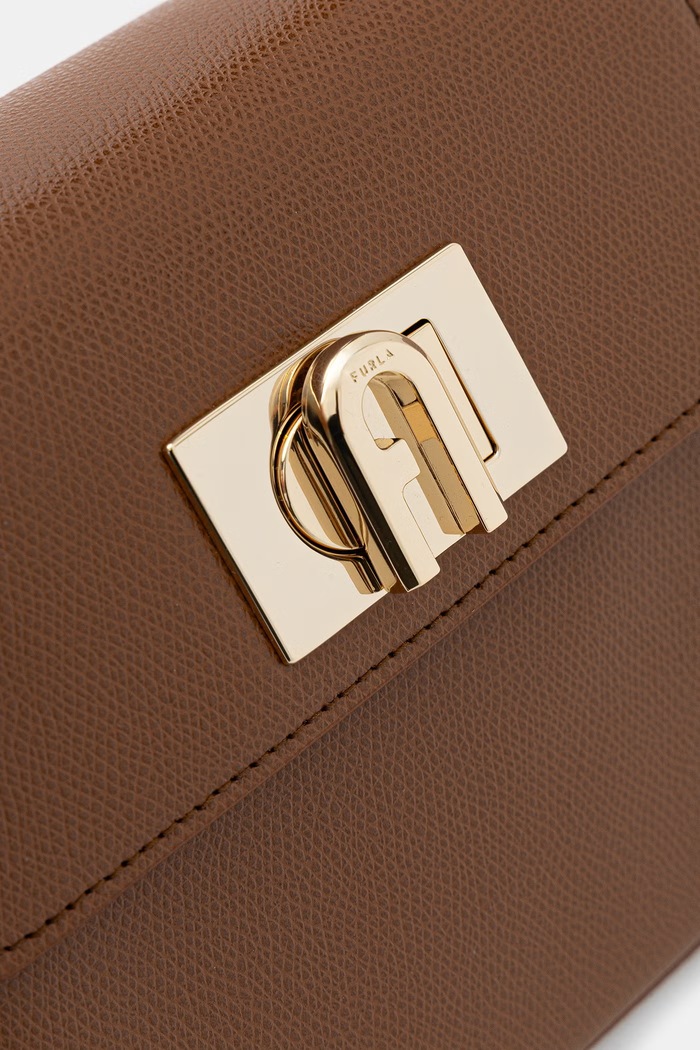 Furla torebka kuferek damska skórzana brązowy WB00109.ARE000.03B00