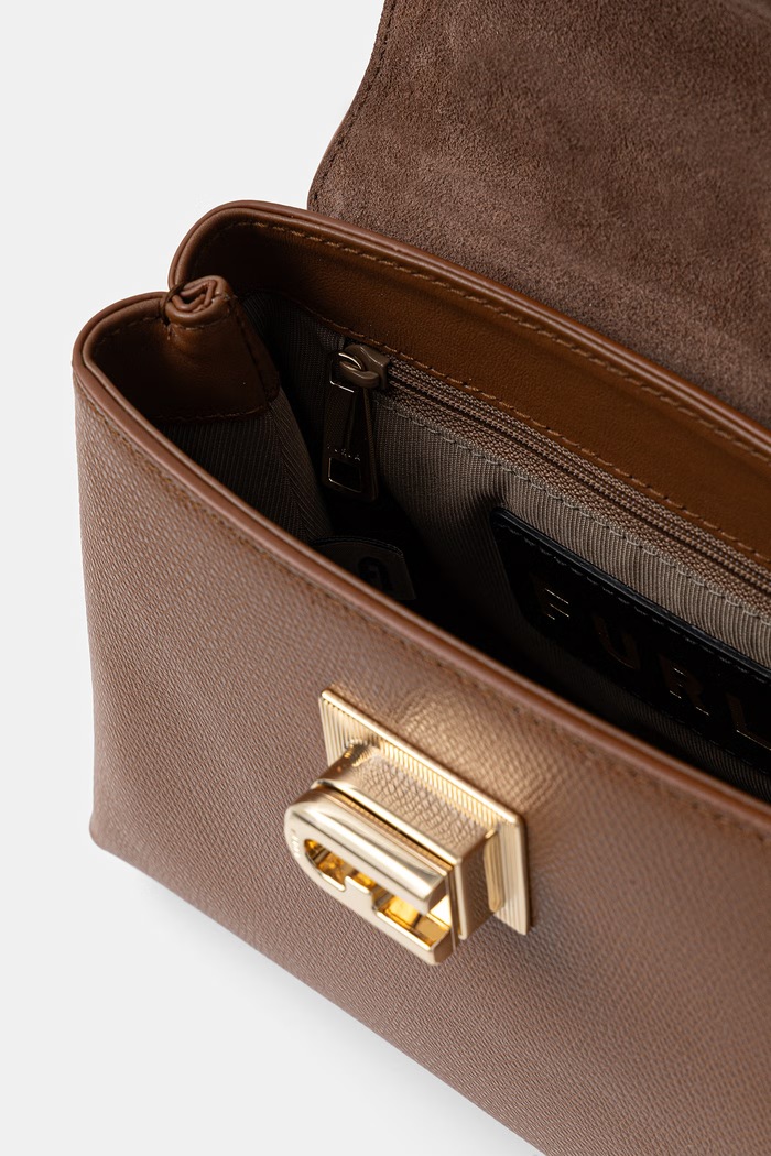 Furla torebka kuferek damska skórzana WB00109.ARE000.03B00 brązowy