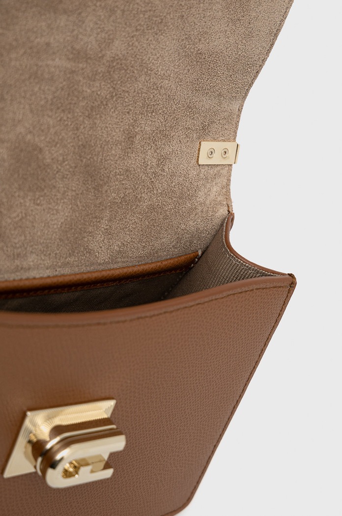 Kožna torba Furla BAFKACO.ARE000.03B00 smeđa