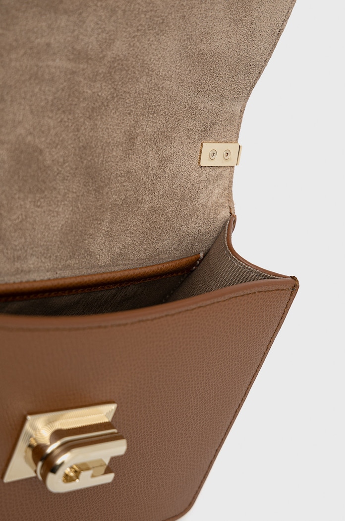 Kožna torba Furla BAFKACO.ARE000.03B00 smeđa