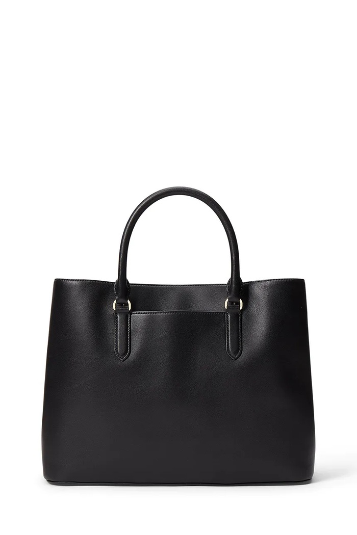 Lauren Ralph Lauren torebka skórzana 431876724004 431876724004 czarny AW22