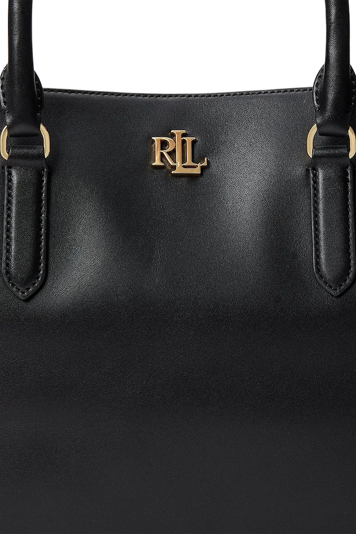 Lauren Ralph Lauren torebka skórzana 431876724004 431876724004 czarny