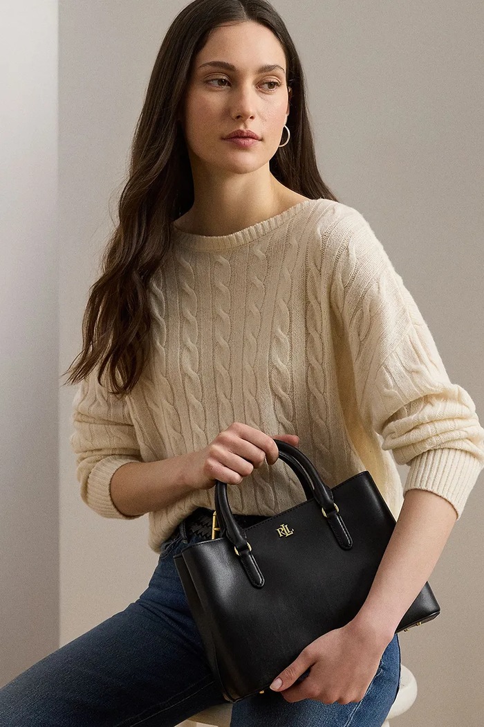 Lauren Ralph Lauren torebka skórzana 431876725004 431876725004