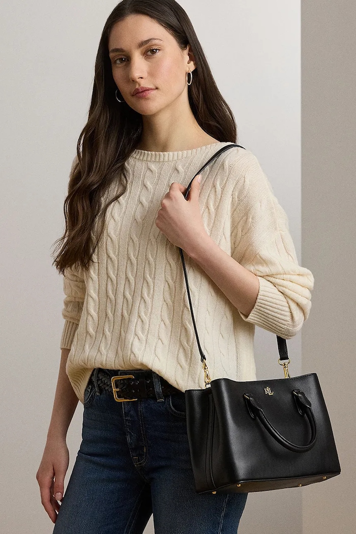 Lauren Ralph Lauren torebka skórzana 431876725004 431876725004