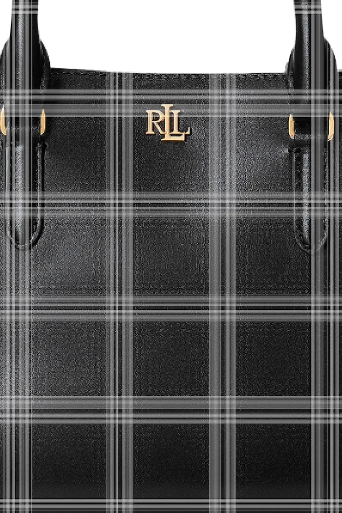 Lauren Ralph Lauren torebka skórzana 431876725004 431876725004 czarny