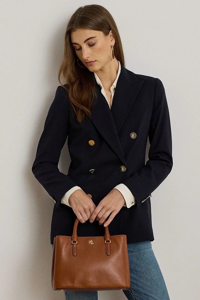 Lauren Ralph Lauren torebka skórzana 431876725005 431876725005