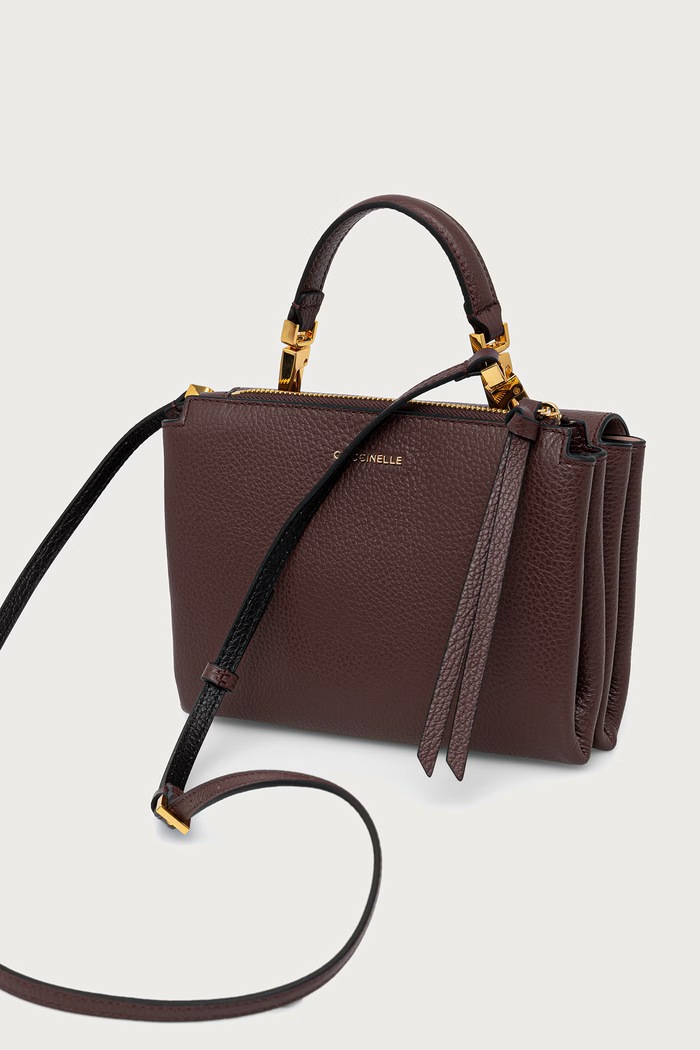 Аксессуары Coccinelle Сумка crossbody для женщин кожаная E1.MD5.55.B7.01 фиолетовой