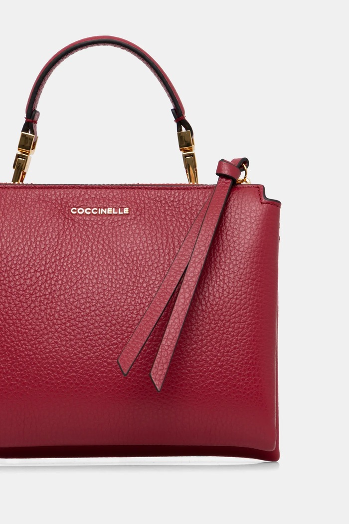 Doplňky Kožená kabelka Coccinelle E1.MD5.55.B7.01 burgundské