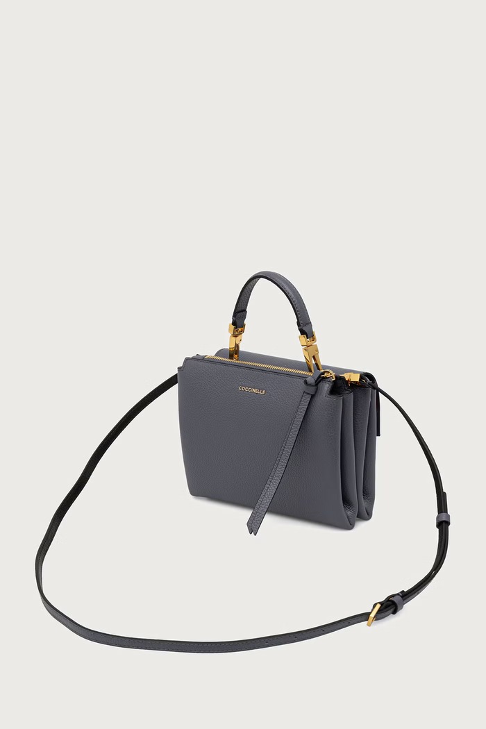 Аксессуары Coccinelle Сумка crossbody для женщин кожаная E1.MD5.55.B7.01 серый