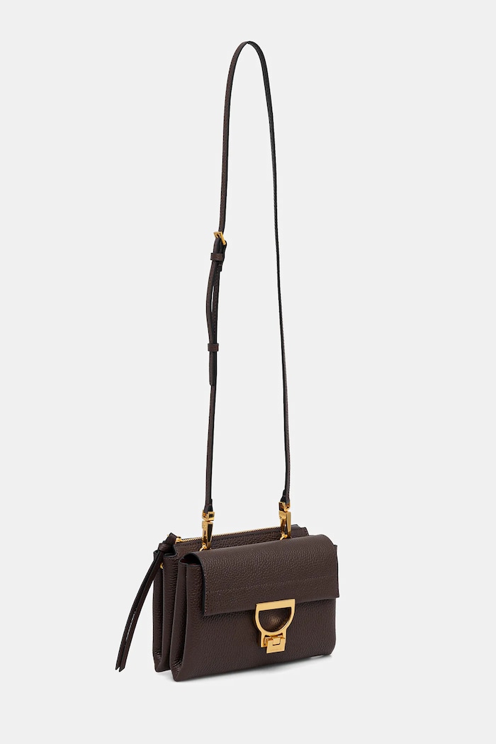 Coccinelle geantă de piele E1.MD5.55.B7.01 maro AW25