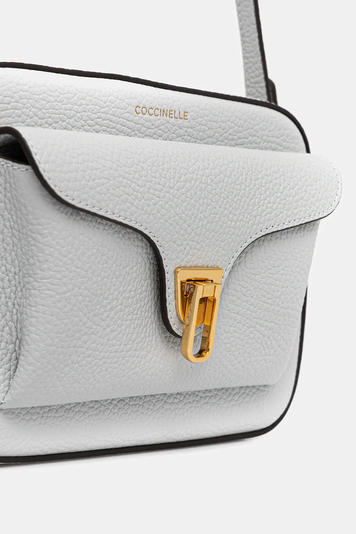 Geantă crossbody pentru femei din piele Coccinelle E1.MF6.15.02.01 albastru