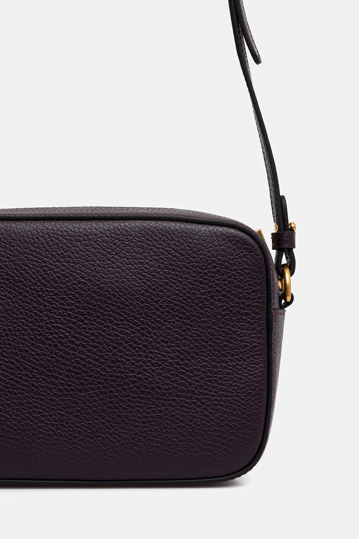 Akcesoria Coccinelle torebka crossbody damska skórzana E1.MF6.15.02.01 fioletowy