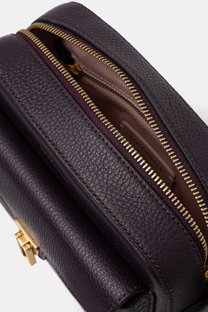 Coccinelle torebka crossbody damska skórzana E1.MF6.15.02.01 fioletowy