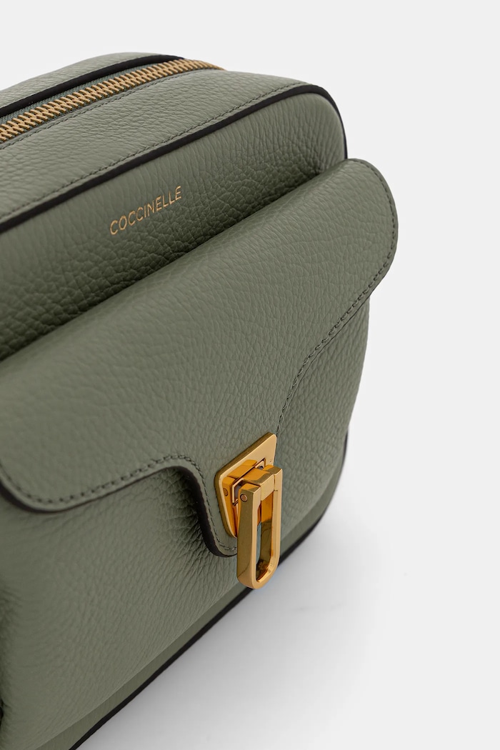 Coccinelle geantă crossbody pentru femei din piele E1.MF6.15.02.01 verde