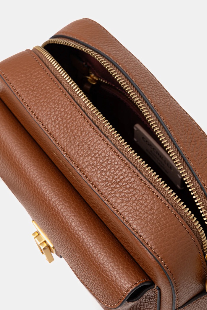 Coccinelle borsa a tracollo da donna in pelle E1.MF6.15.02.01 marrone
